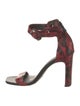 Rag & Bone Embossed Leather Printed Sandals