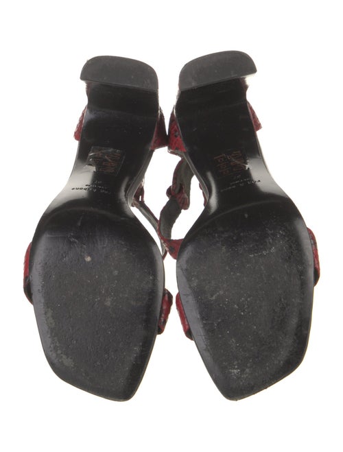 Rag & Bone Embossed Leather Printed Sandals