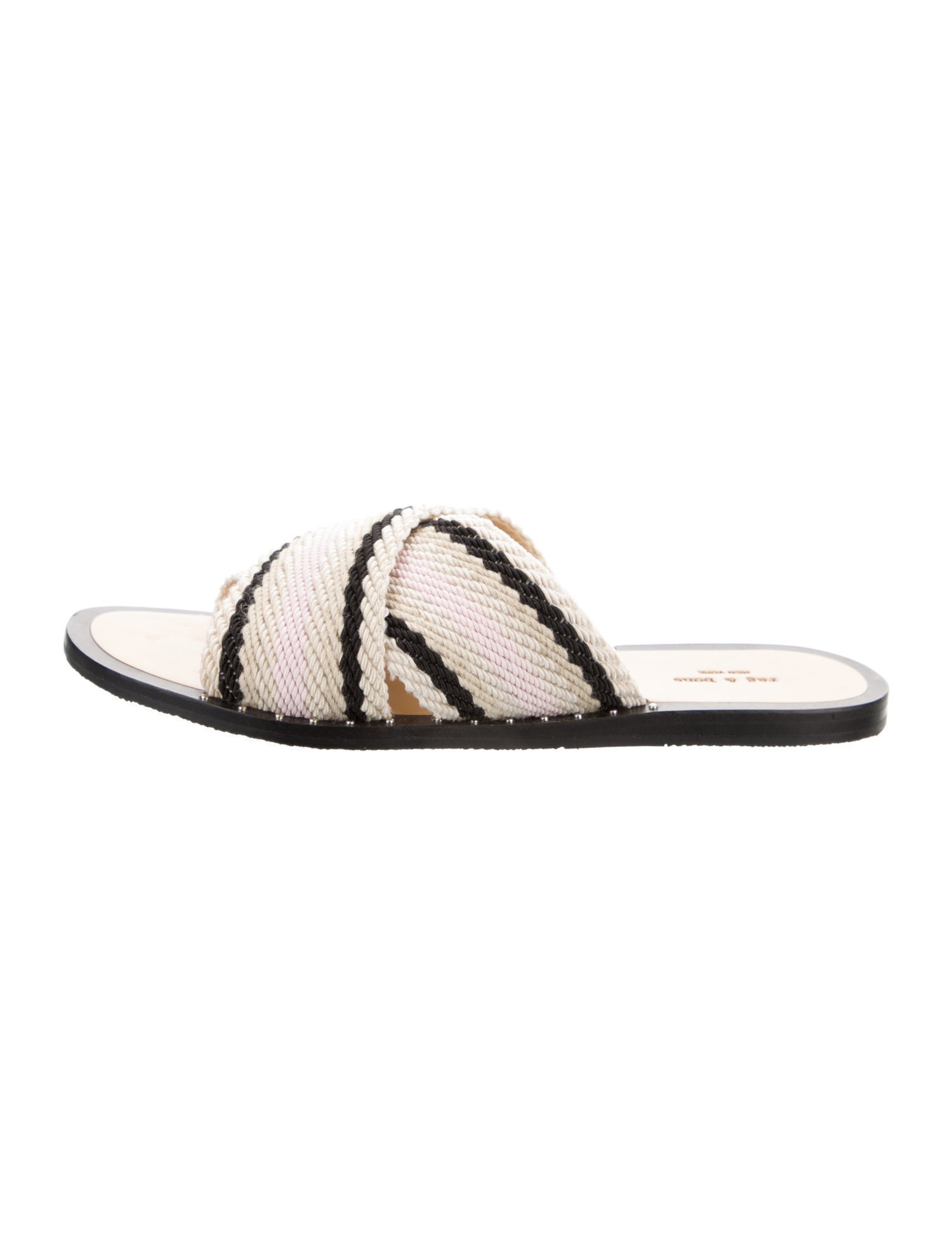 Rag & Bone Striped Slides