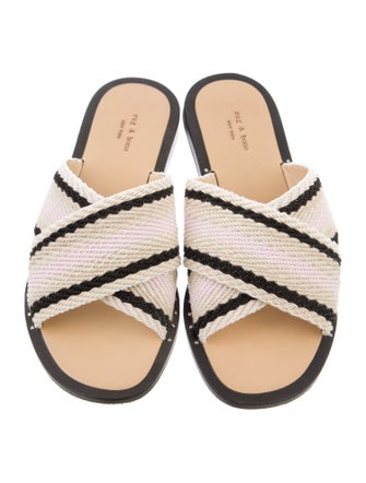 Rag & Bone Striped Slides