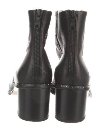 Rag & Bone Leather Studded Accents Boots