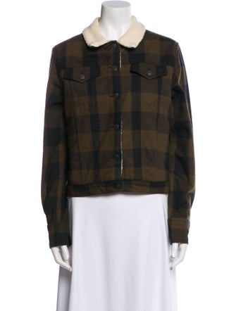 Rag & Bone Plaid Print Jacket
