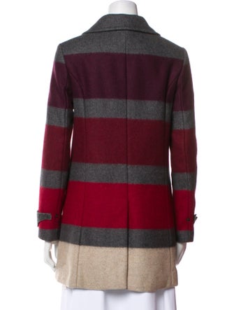 Rag & Bone Striped Peacoat