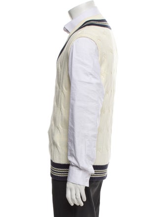 Rag & Bone Striped V-Neck Sweater Vest