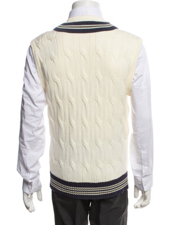 Rag & Bone Striped V-Neck Sweater Vest