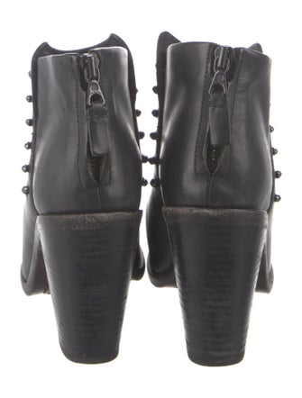 Rag & Bone Leather Studded Accents Boots