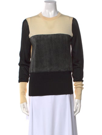 Rag & Bone Colorblock Pattern Crew Neck Sweater