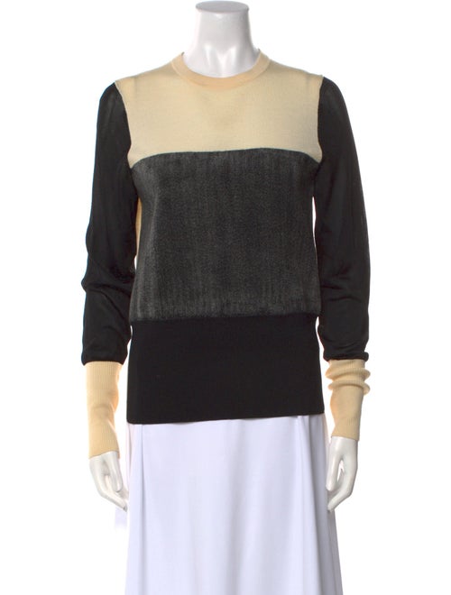 Rag & Bone Colorblock Pattern Crew Neck Sweater