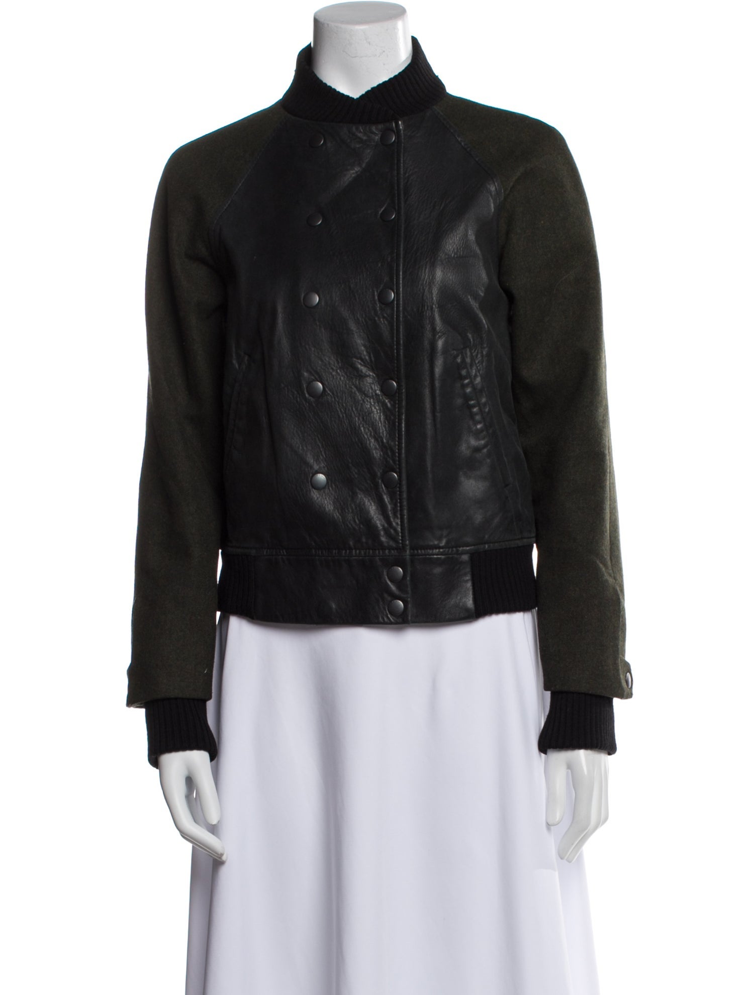 Rag & Bone Merino Wool Biker Jacket