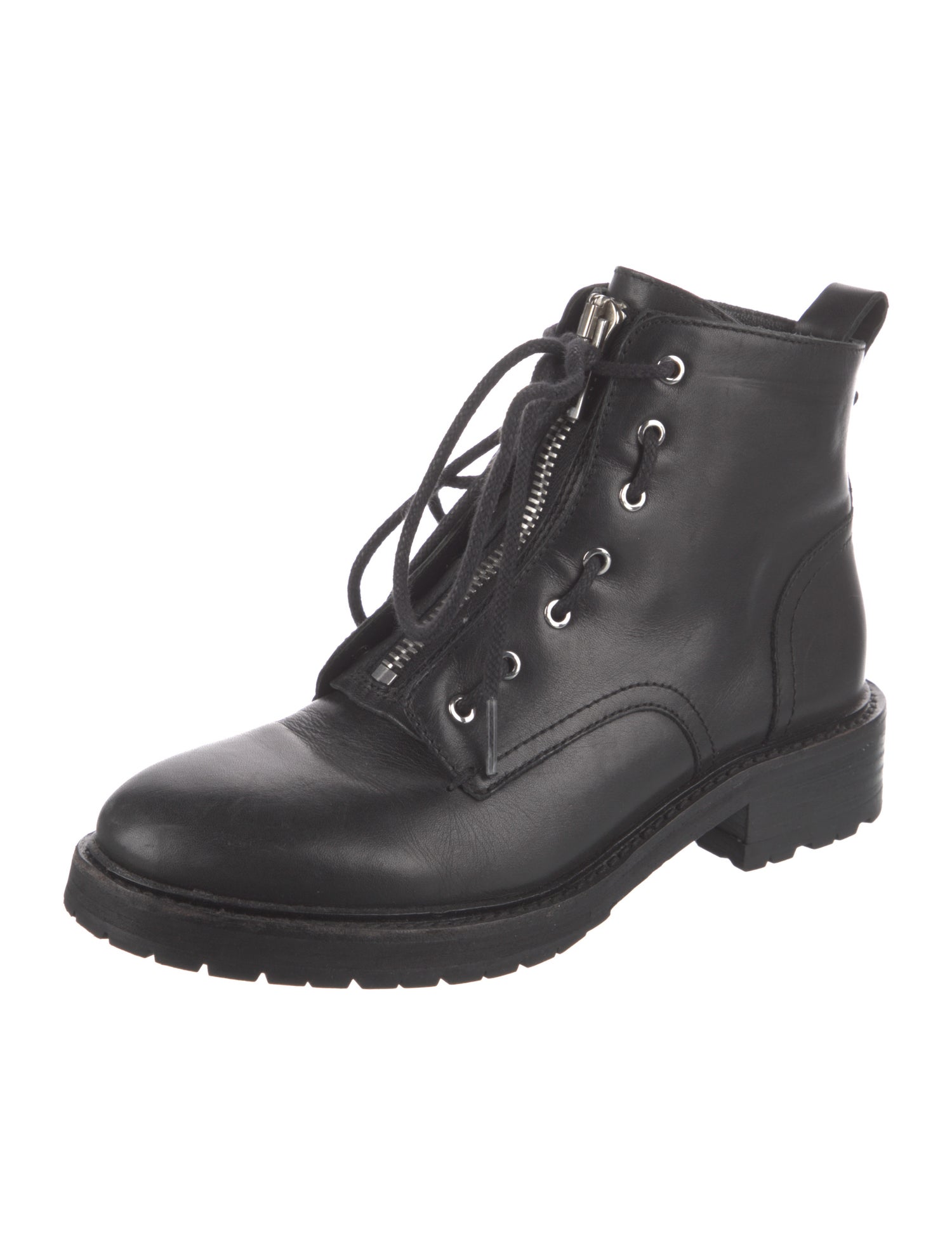 Rag & Bone Leather Combat Boots