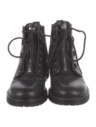 Rag & Bone Leather Combat Boots