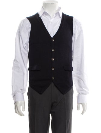 Rag & Bone Merino Wool V-Neck Sweater Vest