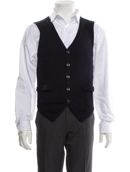 Rag & Bone Merino Wool V-Neck Sweater Vest