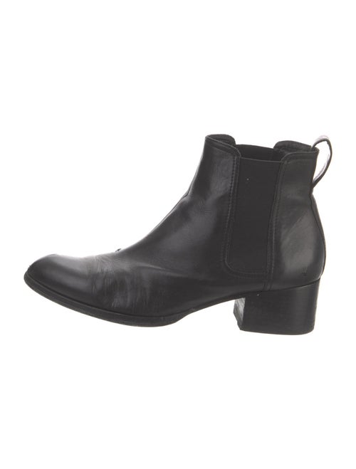Rag & Bone Leather Chain-Link Accents Chelsea Boots