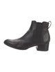 Rag & Bone Leather Chain-Link Accents Chelsea Boots