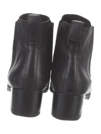 Rag & Bone Leather Chain-Link Accents Chelsea Boots