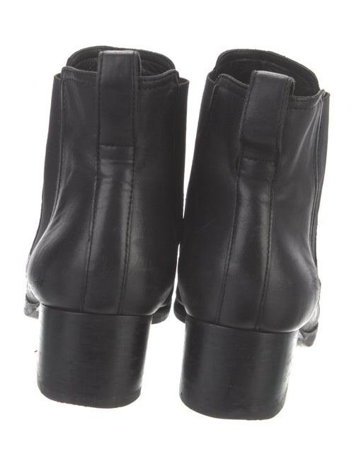 Rag & Bone Leather Chain-Link Accents Chelsea Boots