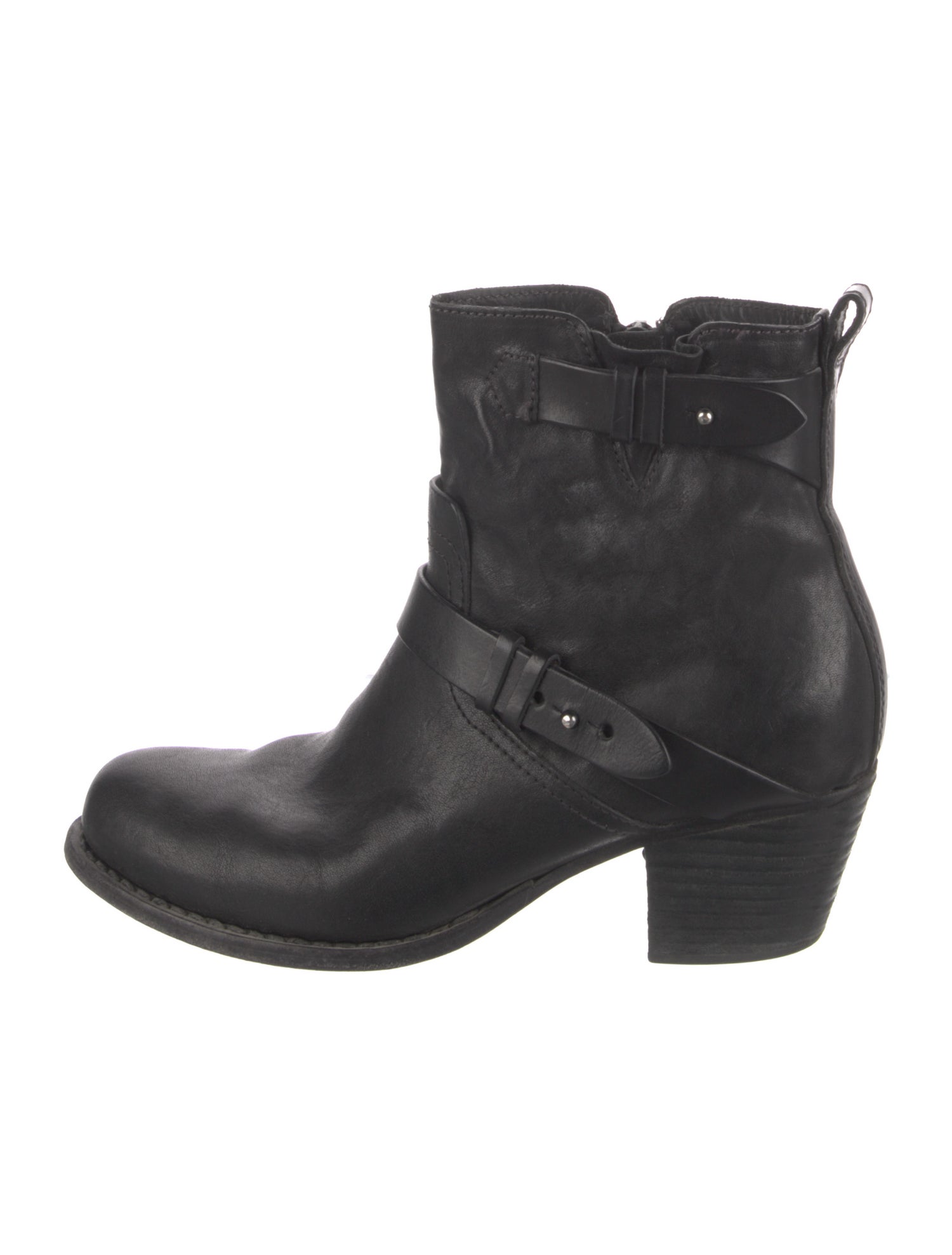 Rag & Bone Leather Moto Boots