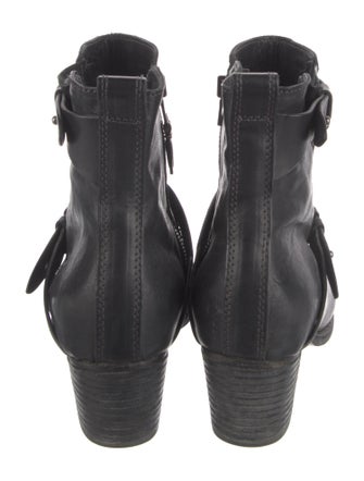 Rag & Bone Leather Moto Boots