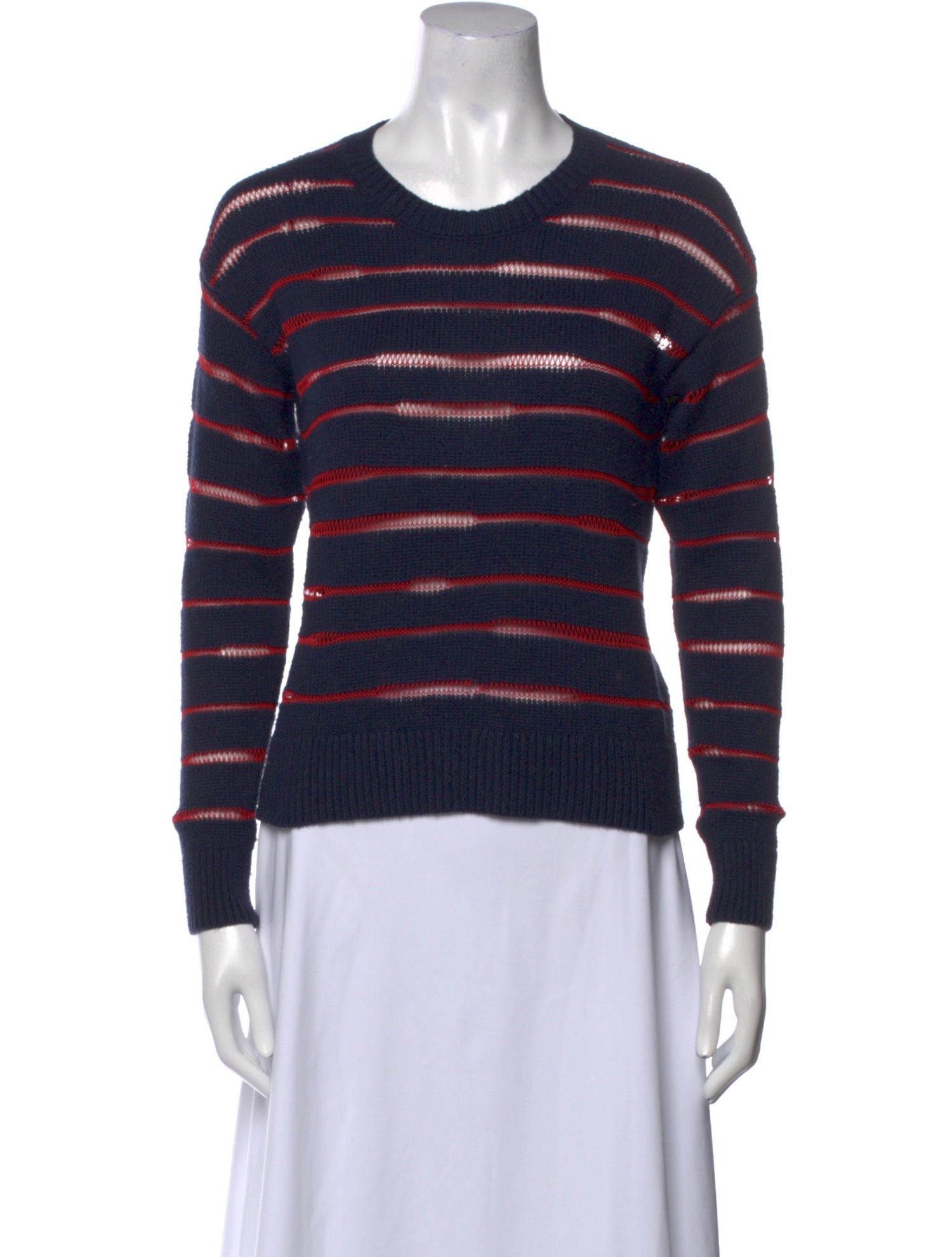 Rag & Bone Striped Crew Neck Sweater