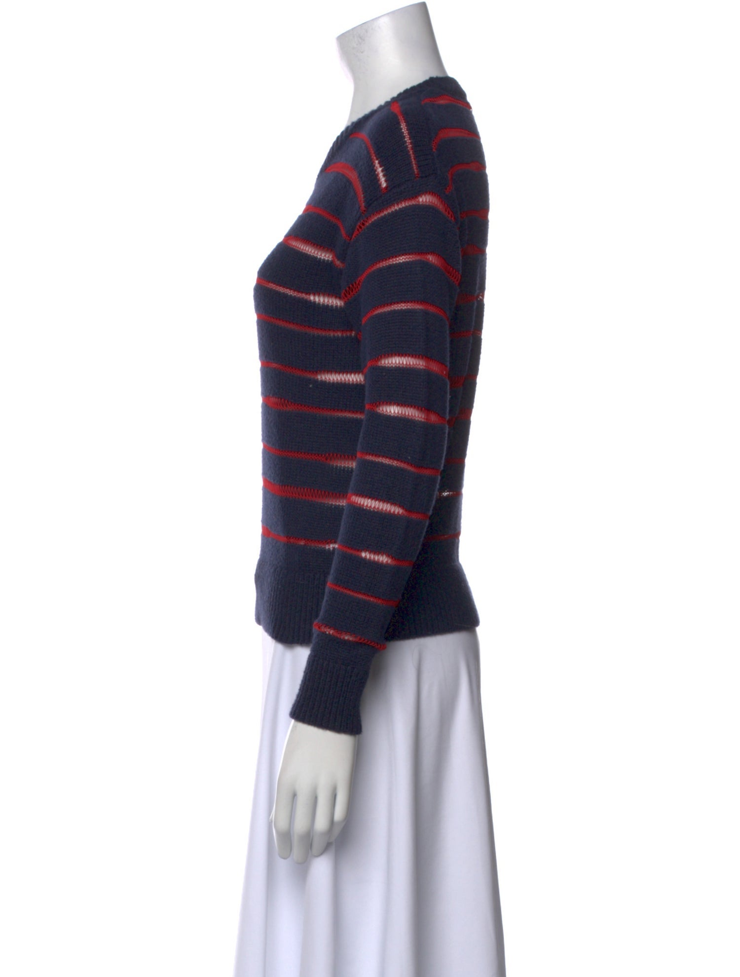 Rag & Bone Striped Crew Neck Sweater