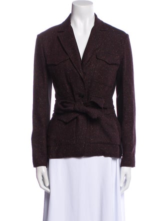 Rag & Bone Wool Plaid Print Blazer