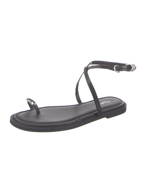 Rag & Bone Leather T-Strap Sandals