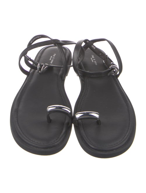 Rag & Bone Leather T-Strap Sandals