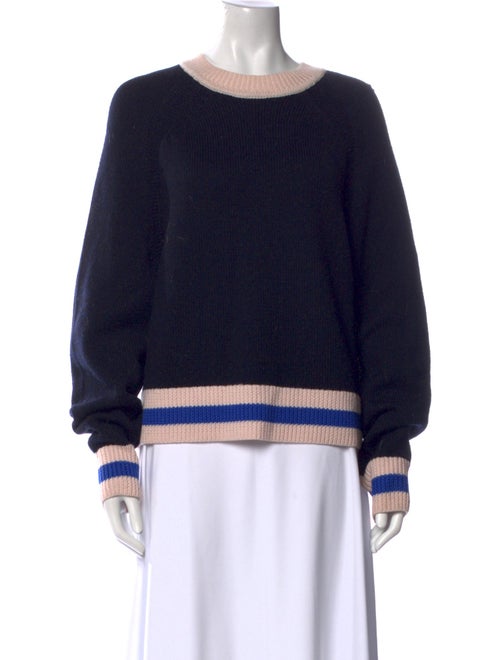 Rag & Bone Merino Wool Colorblock Pattern Sweater