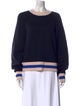 Rag & Bone Merino Wool Colorblock Pattern Sweater