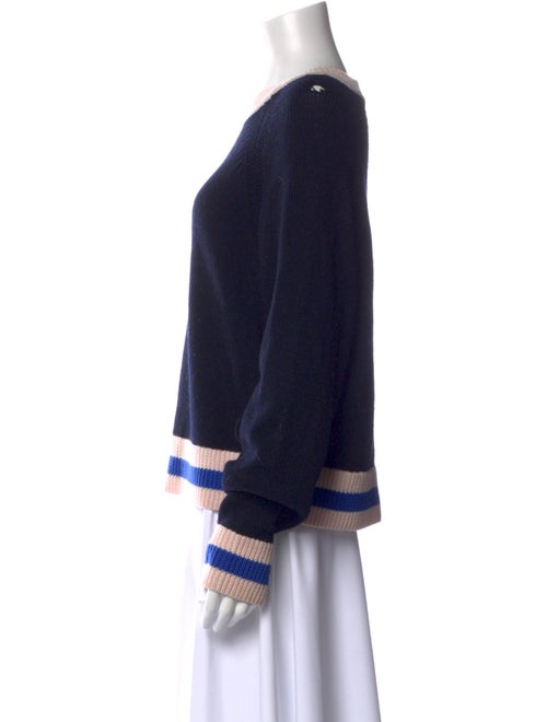 Rag & Bone Merino Wool Colorblock Pattern Sweater