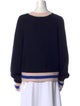 Rag & Bone Merino Wool Colorblock Pattern Sweater