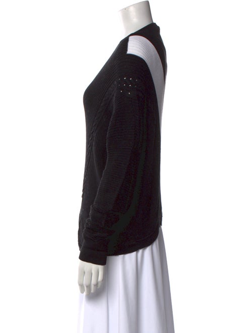 Rag & Bone Colorblock Pattern V-Neck Sweater