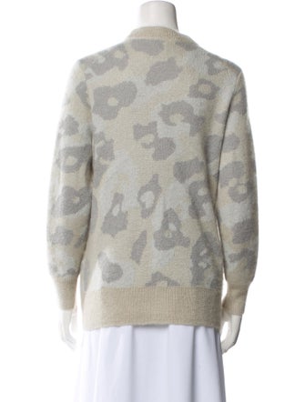 Rag & Bone Printed V-Neck Sweater