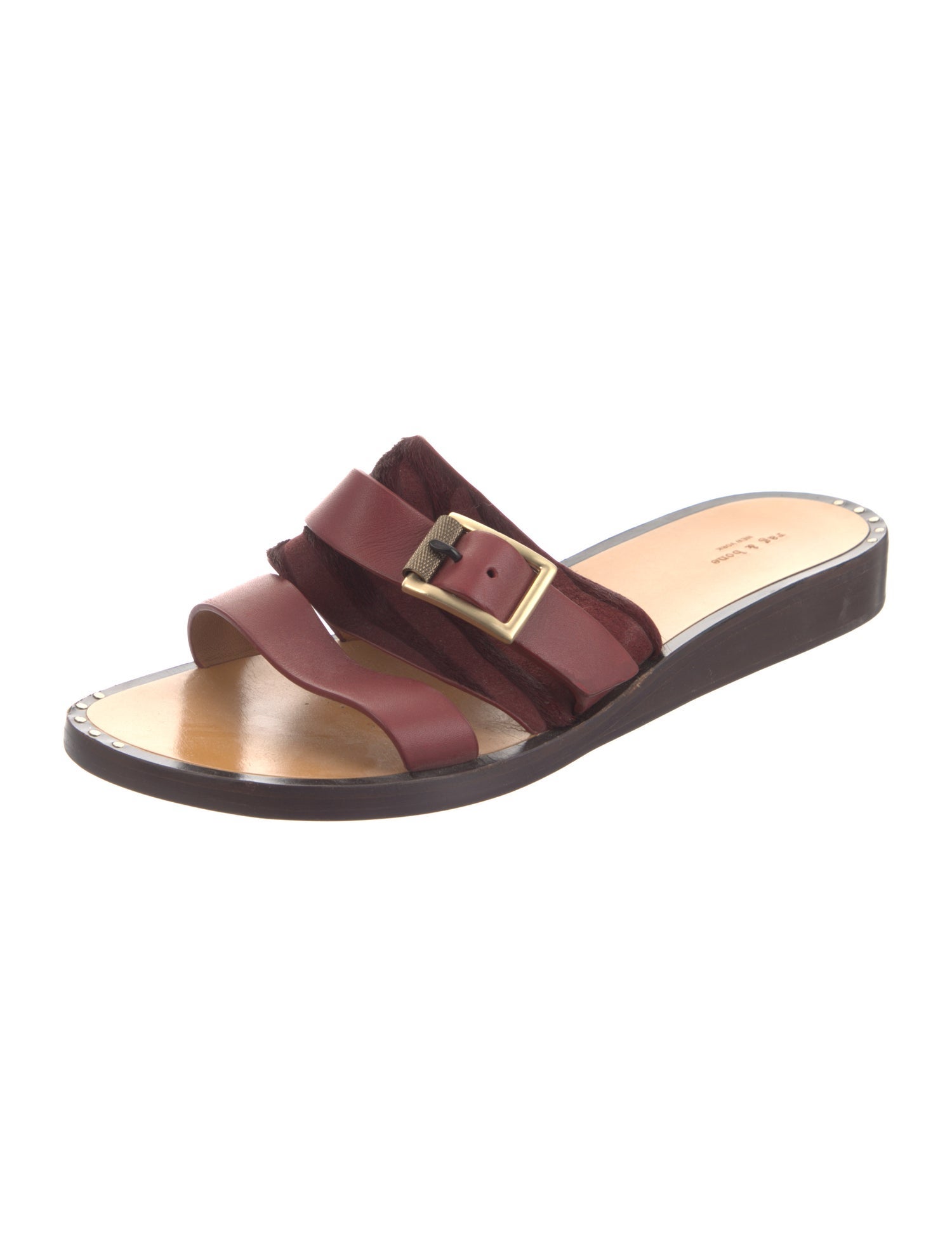 Rag & Bone Leather Slides