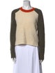 Rag & Bone Merino Wool Colorblock Pattern Sweater