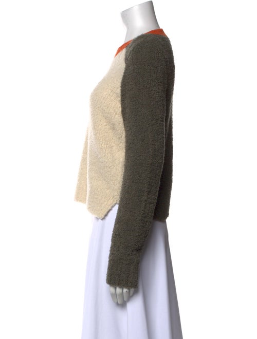 Rag & Bone Merino Wool Colorblock Pattern Sweater