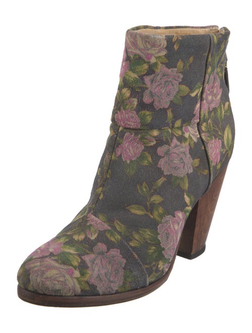 Rag & Bone Suede Printed Boots