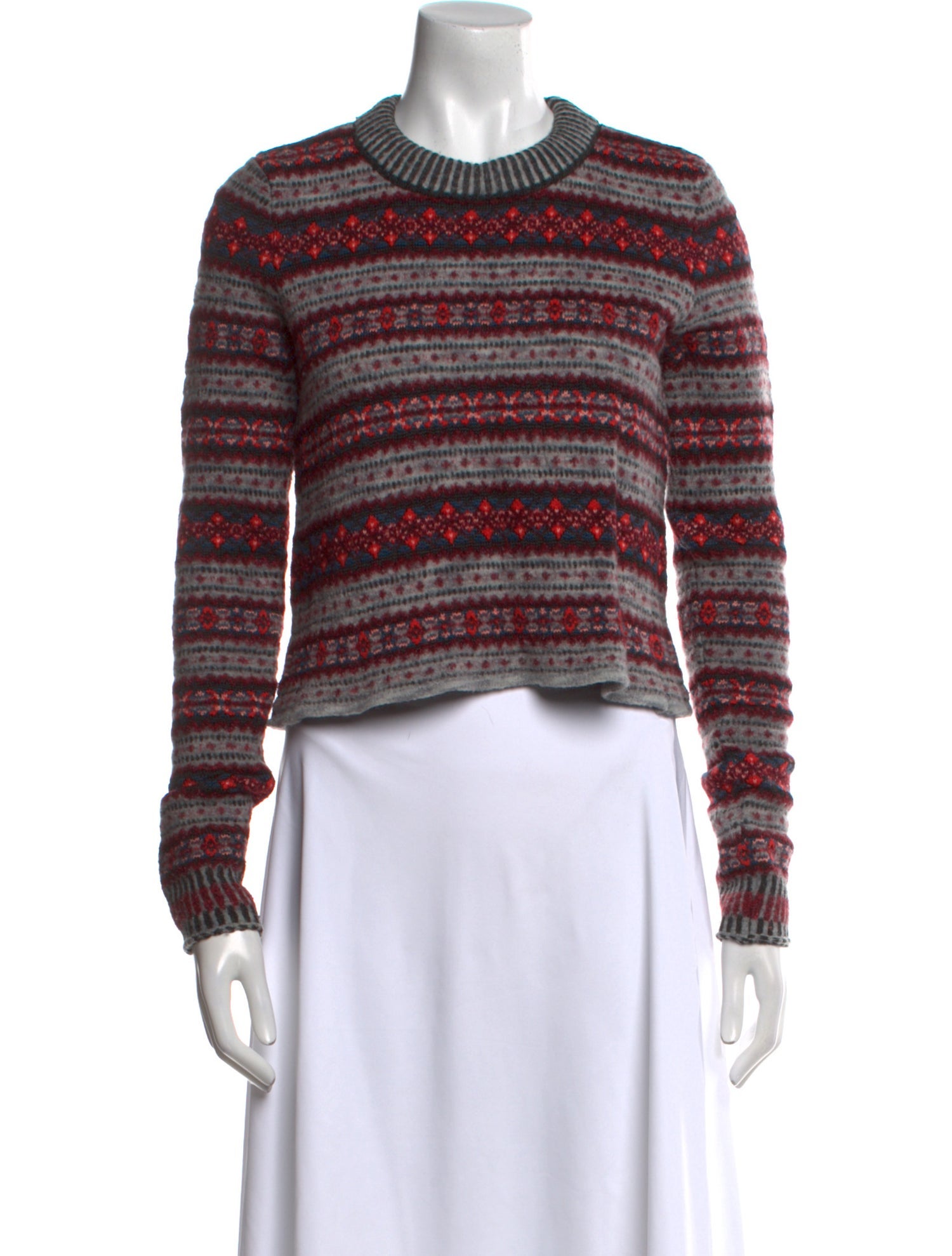 Rag & Bone Wool Striped Crop Top