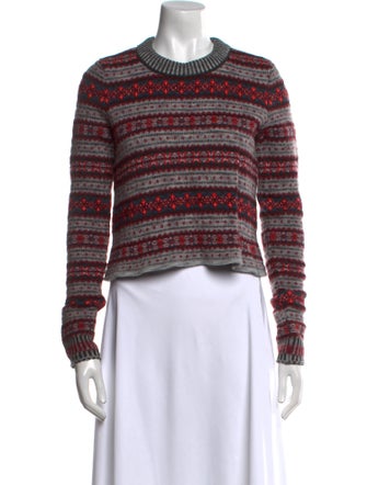 Rag & Bone Wool Striped Crop Top