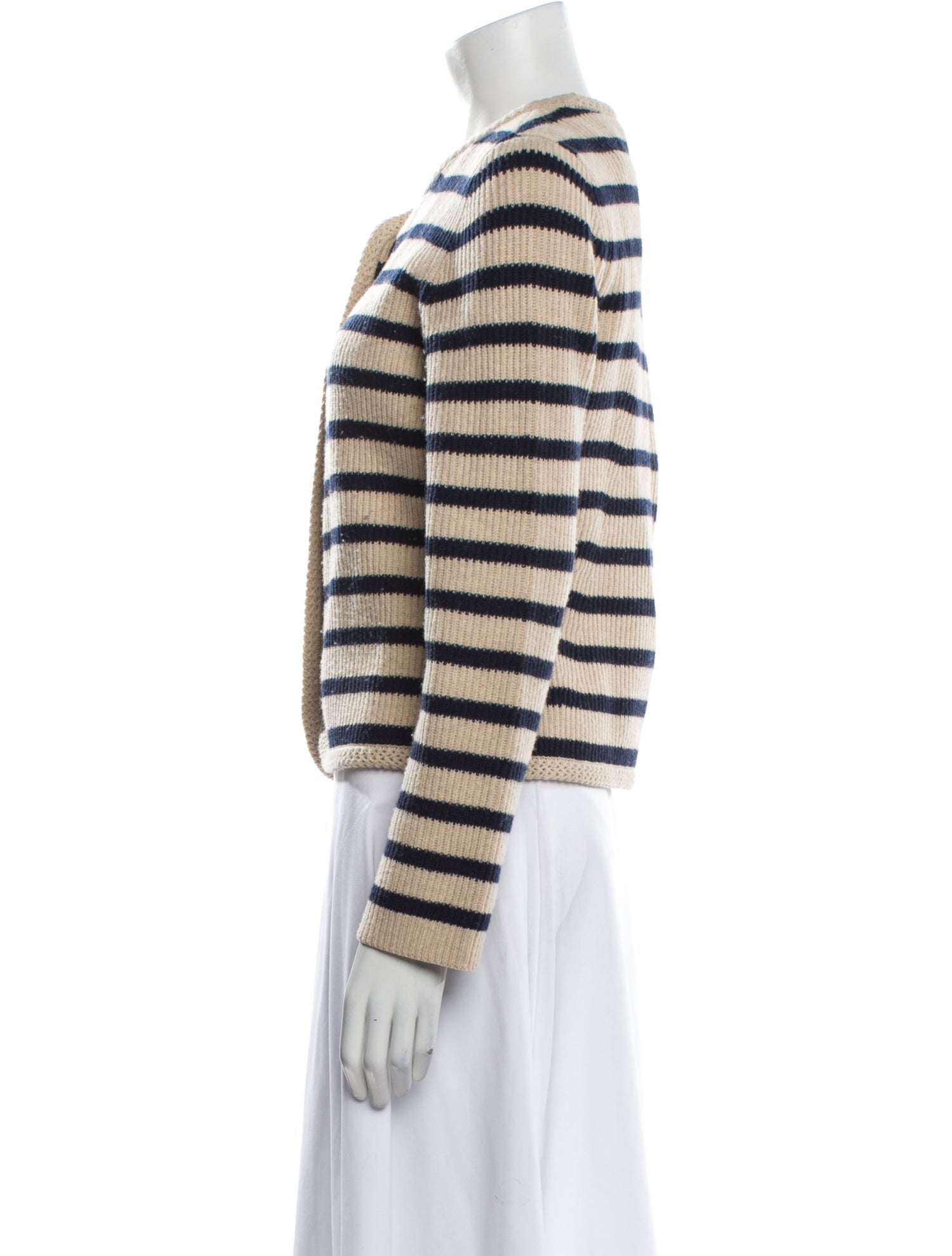 Rag & Bone Striped V-Neck Sweater