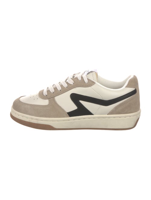 Rag & Bone Leather Colorblock Pattern Sneakers