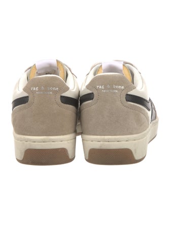 Rag & Bone Leather Colorblock Pattern Sneakers