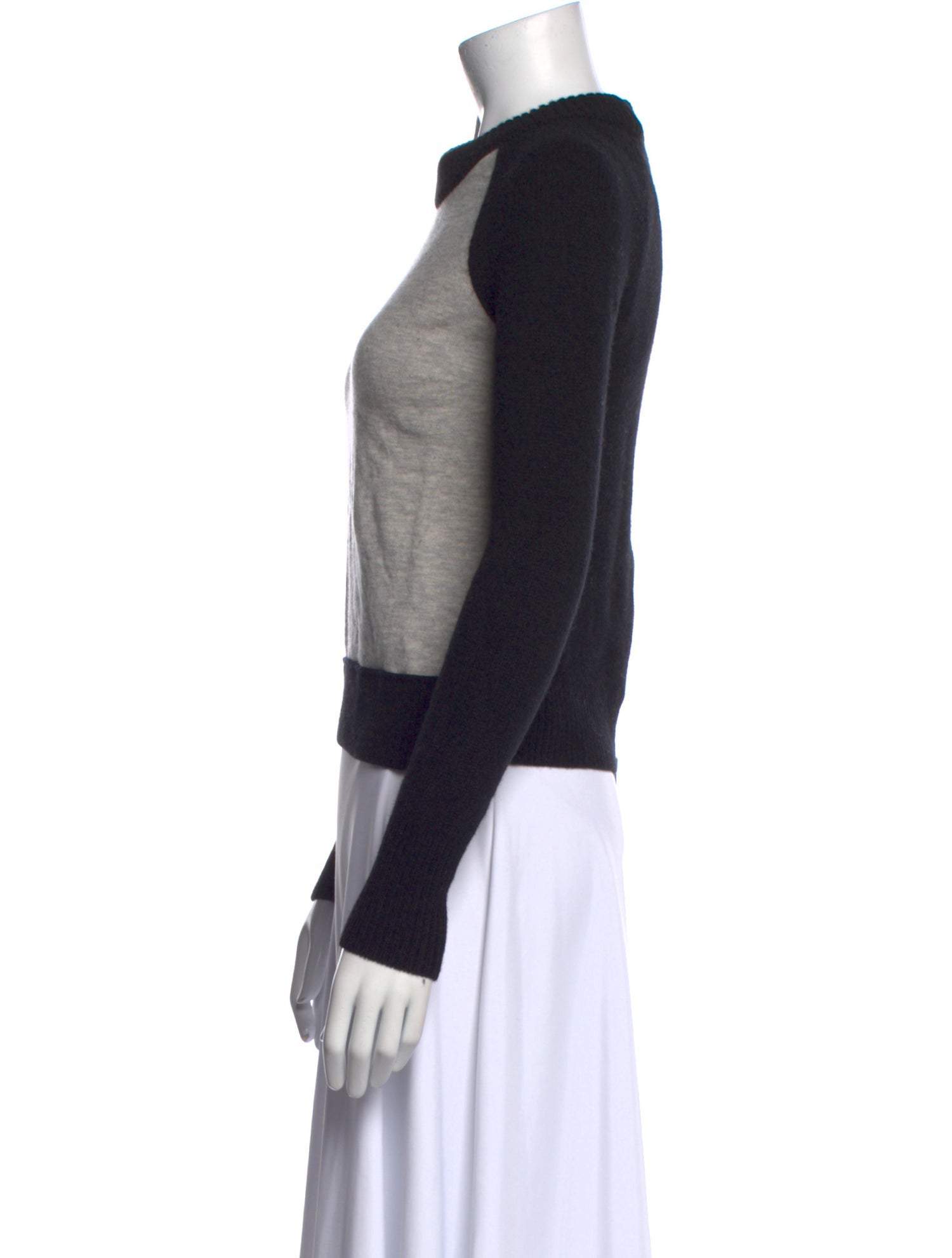 Rag & Bone Wool Colorblock Pattern Sweater