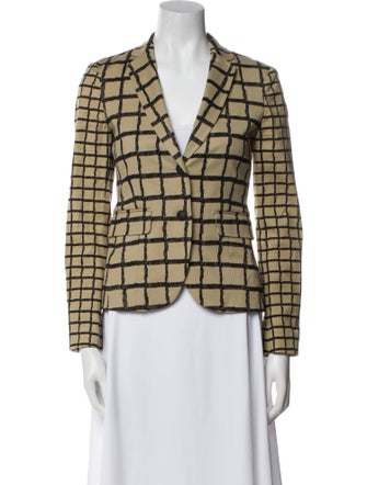 Rag & Bone Plaid Print Blazer