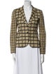 Rag & Bone Plaid Print Blazer