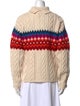 Rag & Bone Wool Colorblock Pattern Sweater