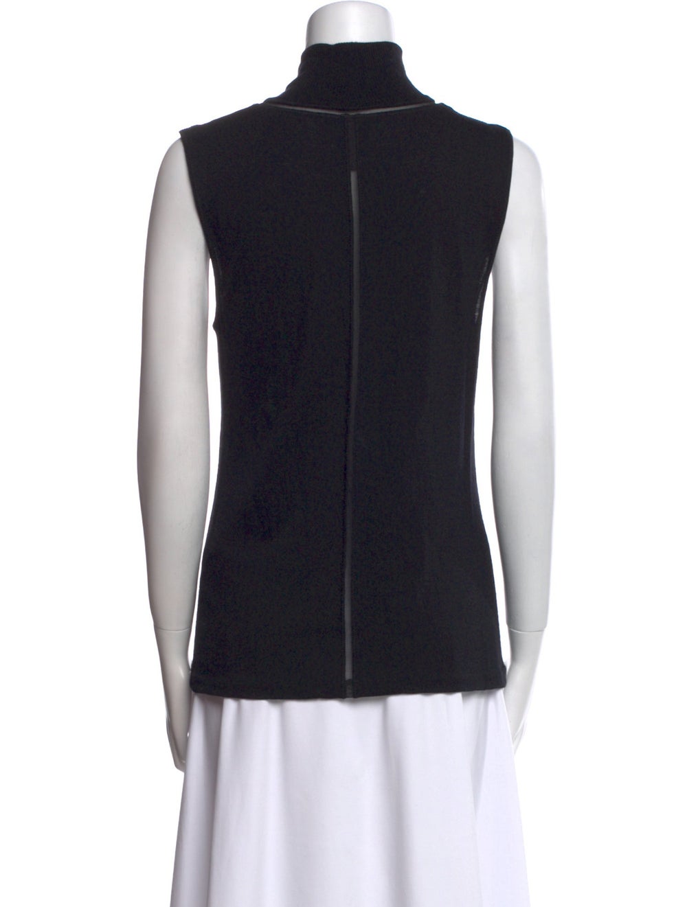 Rag & Bone Wool Turtleneck Blue Lace Trim Embelli… - image 3