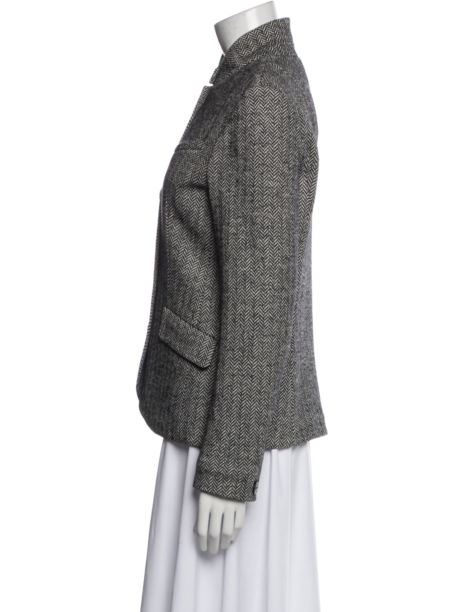 Rag & Bone Virgin Wool Printed Blazer