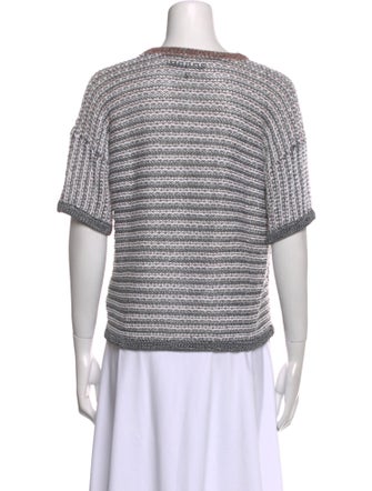 Rag & Bone Striped Scoop Neck Sweater